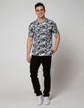 T Zone Short Sleeve T-Shirt Print Aop Army Coll