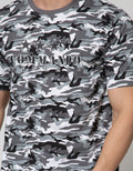 T Zone Short Sleeve T-Shirt Print Aop Army Coll