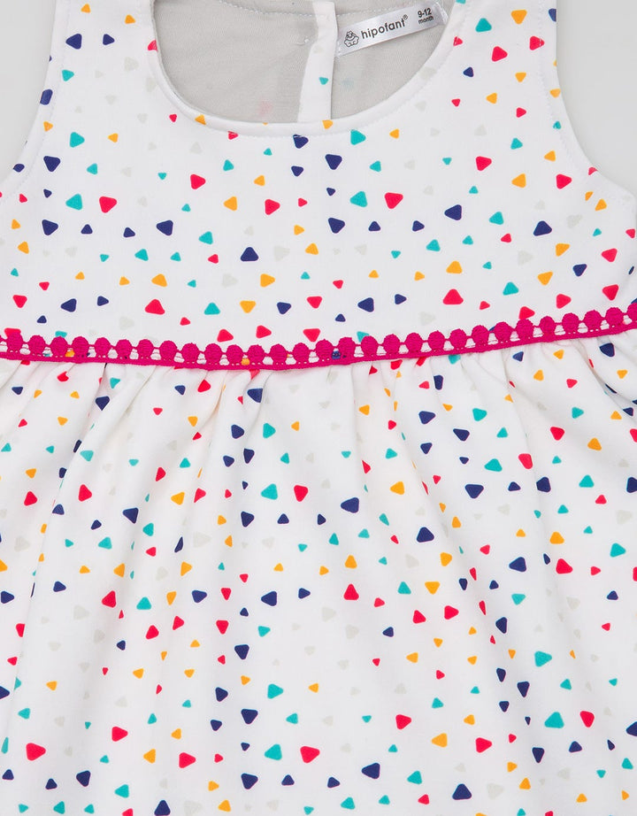 Hipofant Dress Bayi Elma Scuba Segitiga