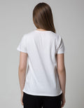 Details Short Sleeve T-Shirt Photoprint Flower In Square Background