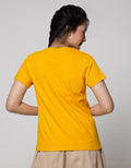 Details Short Sleeve T-Shirt Photoprint Flower In Square Background