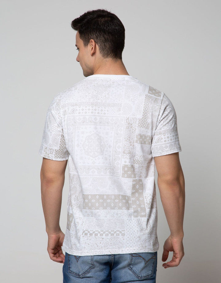 T Zone Short Sleeve T-Shirt Batik Fullprint 1