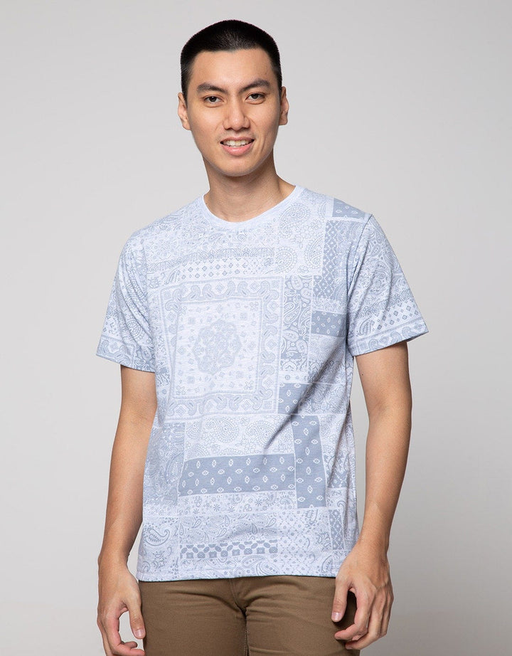 T Zone Short Sleeve T-Shirt Batik Fullprint 1