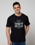 T Zone Short Sleeve Tshirt Print Army Coll