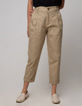 Details Long Pants Tappered With Button
