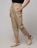 Details Long Pants Tappered With Button
