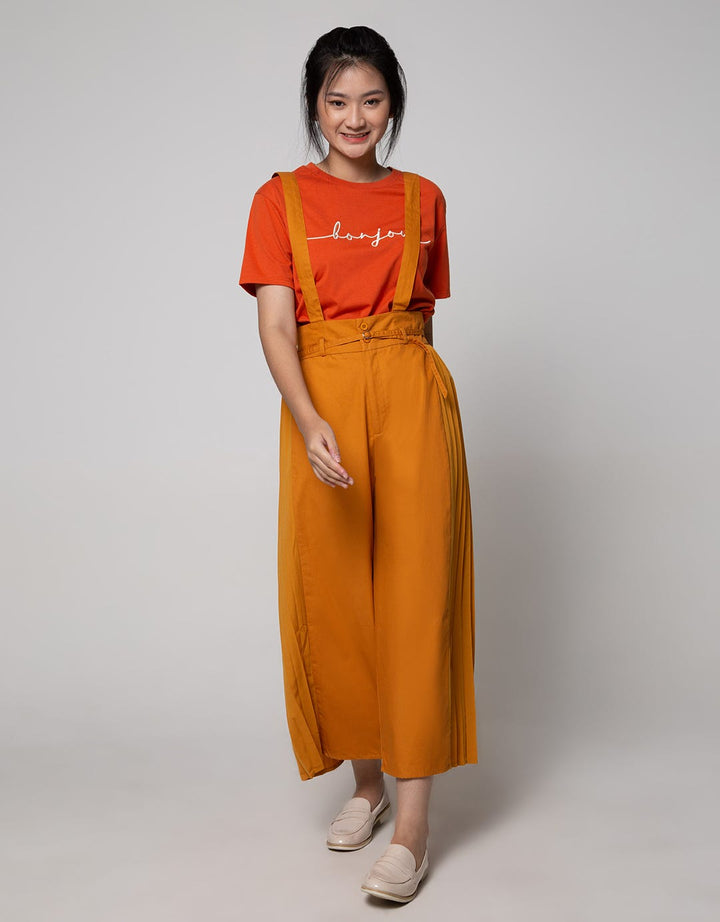 Details Long Jumpsuit Pants Overall With Pleats