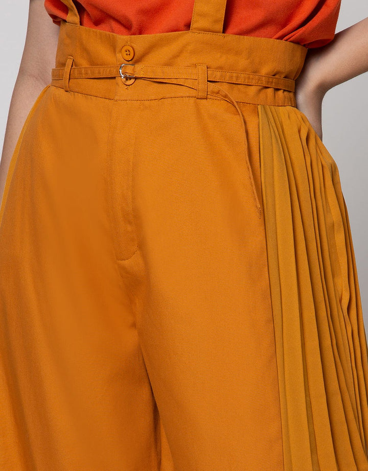 Details Long Jumpsuit Pants Overall With Pleats