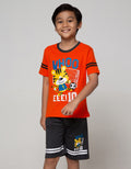 Little M Top - Bottom Set Reg Animal Aplikasi Bordir