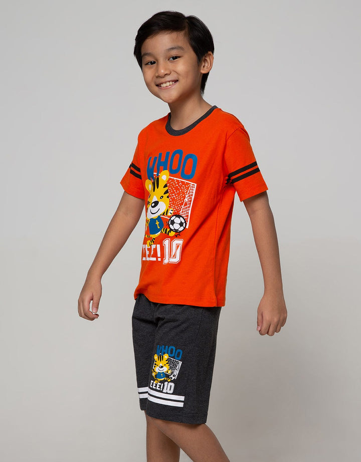 Little M Top - Bottom Set Reg Animal Aplikasi Bordir