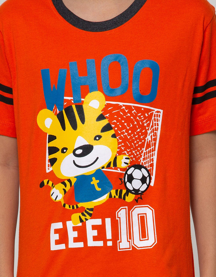 Little M Top - Bottom Set Reg Animal Aplikasi Bordir