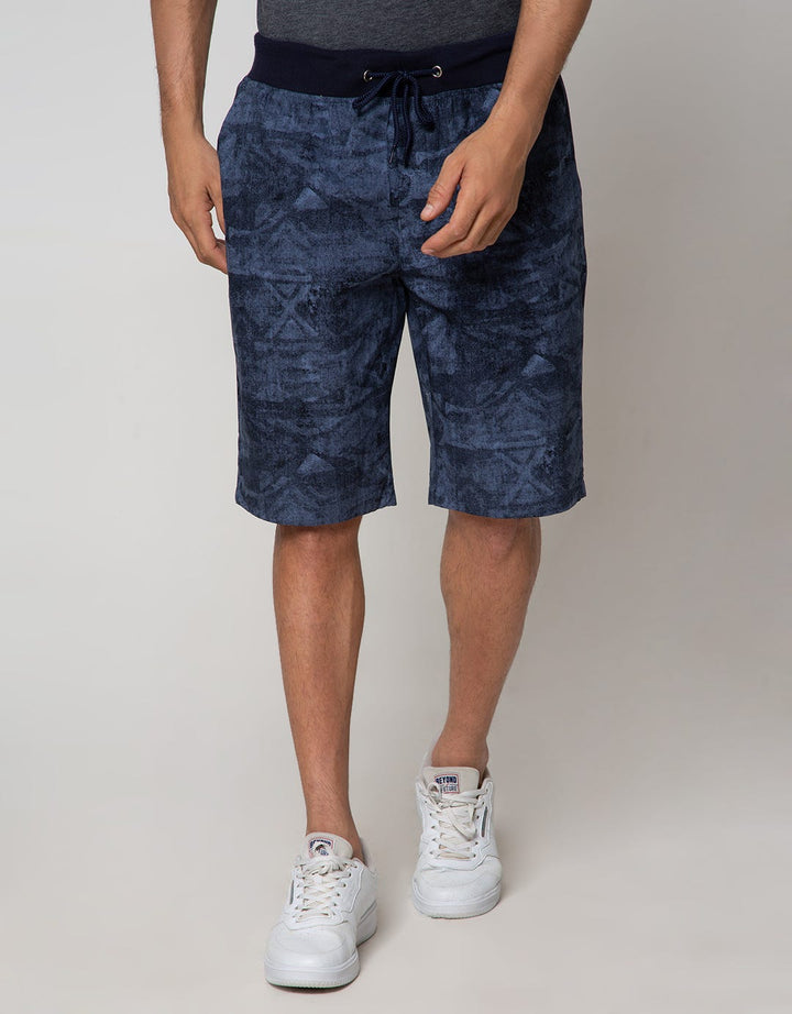Nevada Short Pants Rib Print Nz-11447 Rbpm01:Frost Grey:S:Print:Short Pants