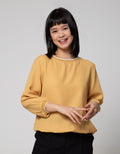 Connexion Blouse 78 Sleeve Vsc Combi Twill Tape Neck Hand