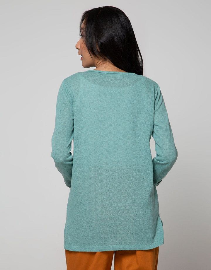 Connexion Long Sleeve T-Shirt Hanley Kulit Jeruk