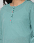 Connexion Long Sleeve T-Shirt Hanley Kulit Jeruk