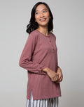 Connexion Long Sleeve T-Shirt Hanley Kulit Jeruk