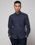Cole Long Sleeve Shirt Print Us Slim Button Down