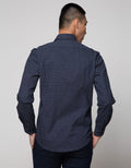 Cole Long Sleeve Shirt Print Us Slim Button Down