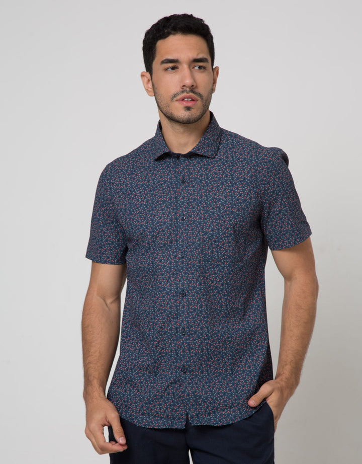SS SHIRT PRINT SLIM