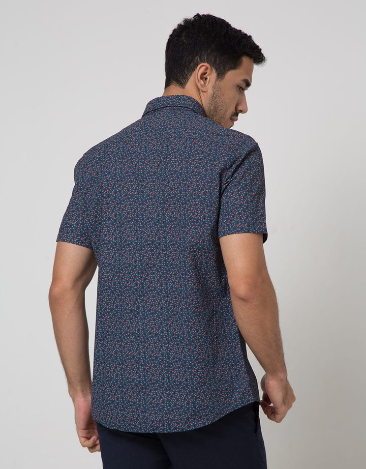 SS SHIRT PRINT SLIM