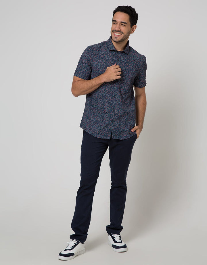 SS SHIRT PRINT SLIM