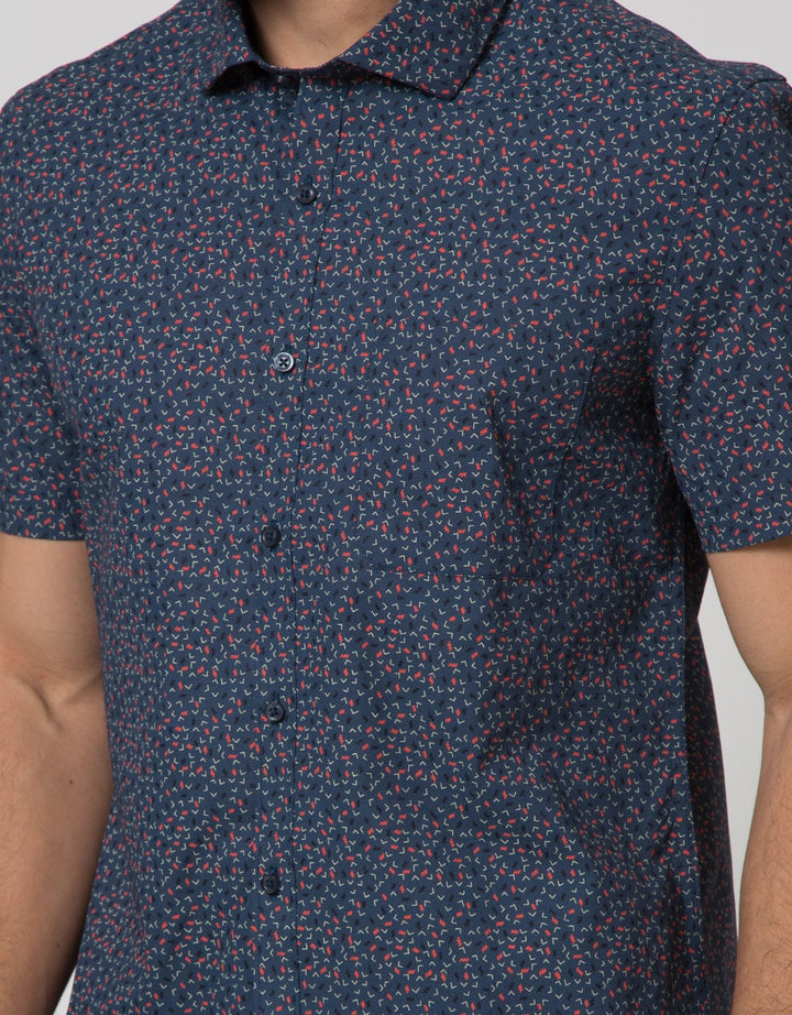 SS SHIRT PRINT SLIM
