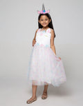 Princessa Flami Dress Anak Unicorn Flower