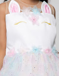 Princessa Flami Dress Anak Unicorn Flower