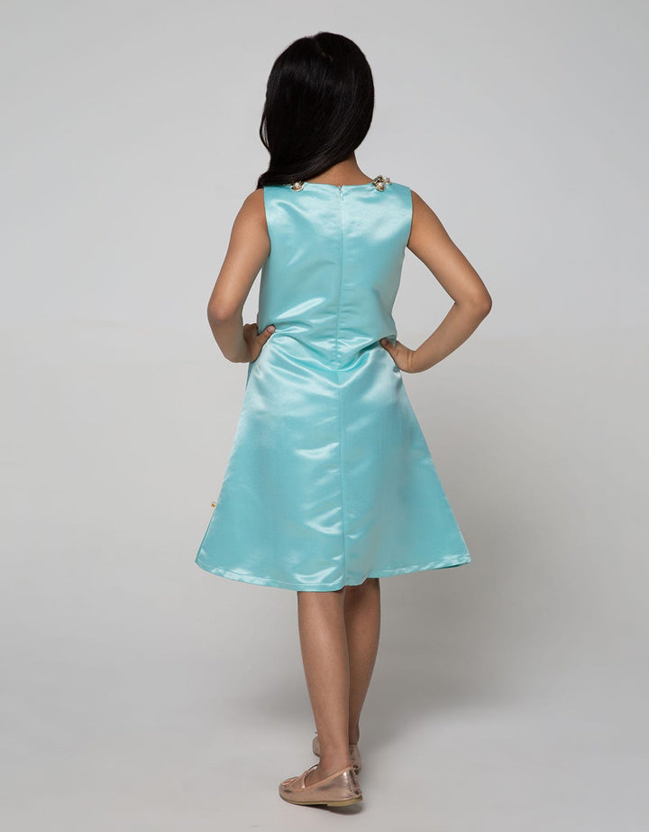 Princessa Flami Satin Children's Dress