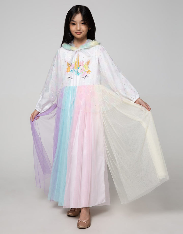 Princessa Flami Dress Anak Hoodie Unicorn