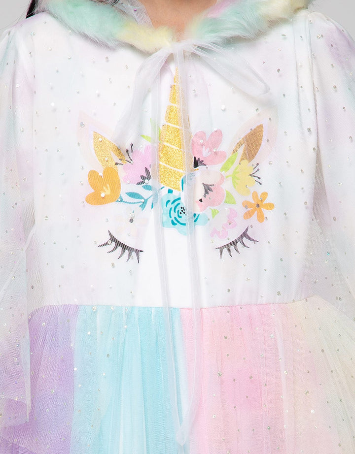Princessa Flami Dress Anak Hoodie Unicorn