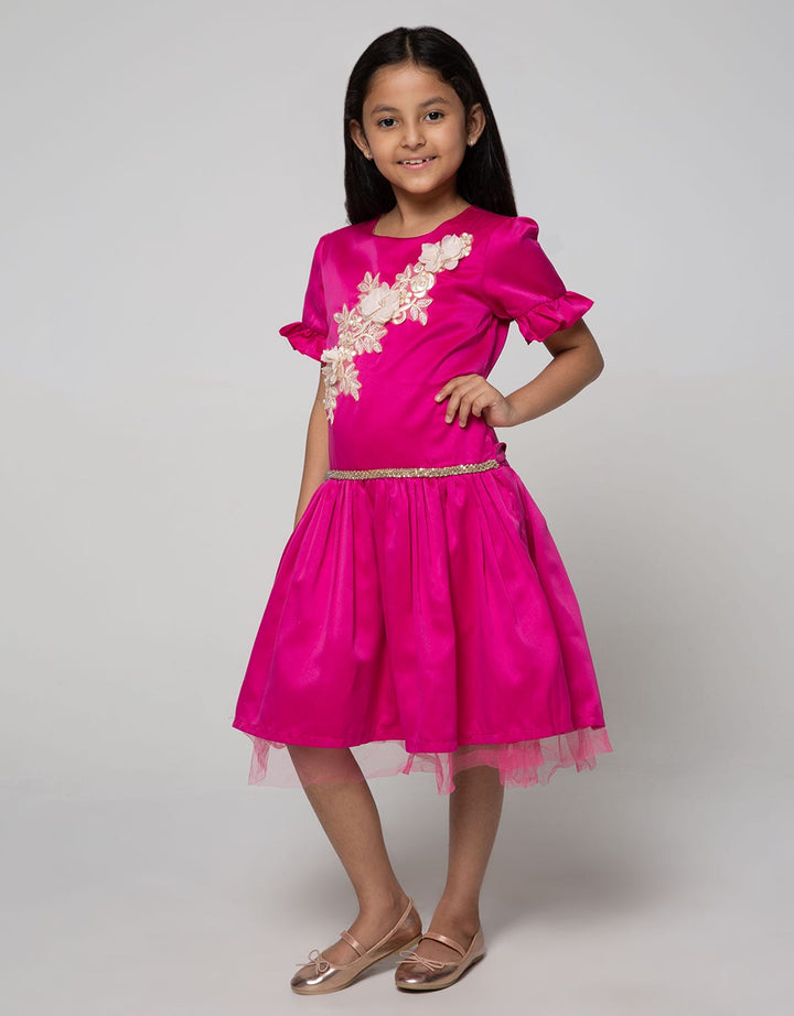 Princessa Flami Satin Children's Dress