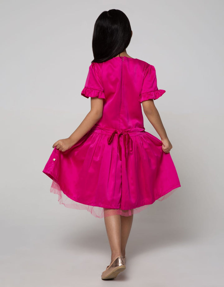 Princessa Flami Satin Children's Dress