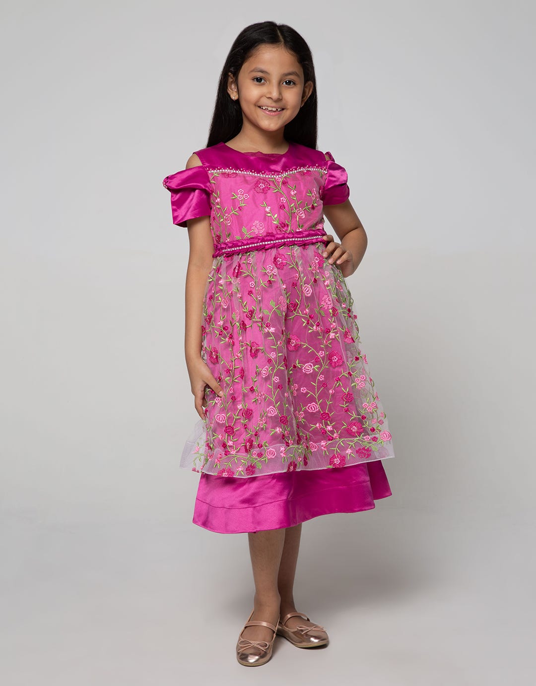 Princessa Flami Flower Children's Dress