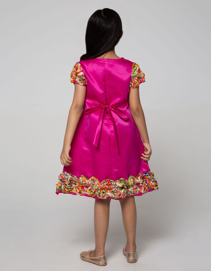 Princessa Flami Dress Anak Satin