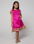 Princessa Flami Dress Anak Satin