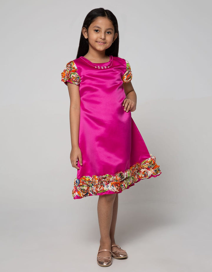 Princessa Flami Dress Anak Satin