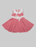 Princessa Flami Dress Baby Polkadot Collar