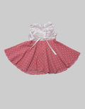 Princessa Flami Dress Baby Polkadot Collar
