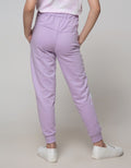 Nevada Jogger Knit Foil Love Side Cut And Sewn
