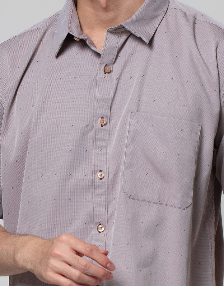 Stanley Adams Short Sleeve Shirt Stripes Regular
