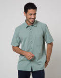 Stanley Adams Short Sleeve Shirt Stripes Regular