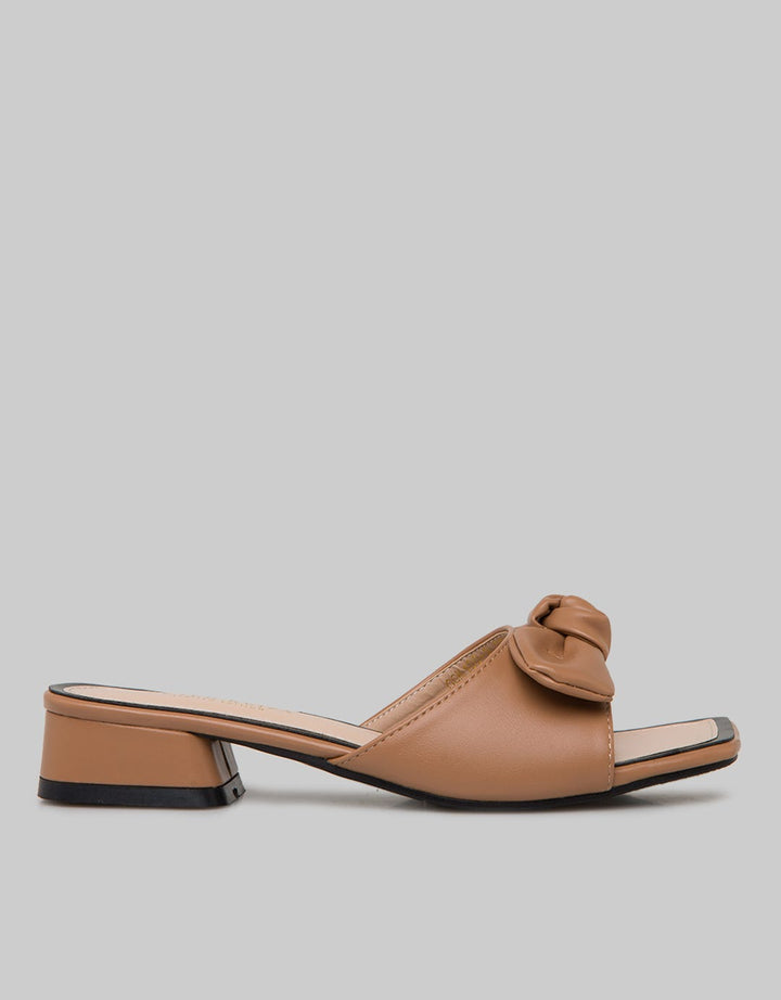 Peter Keiza Ribbon Low Chunky Heels