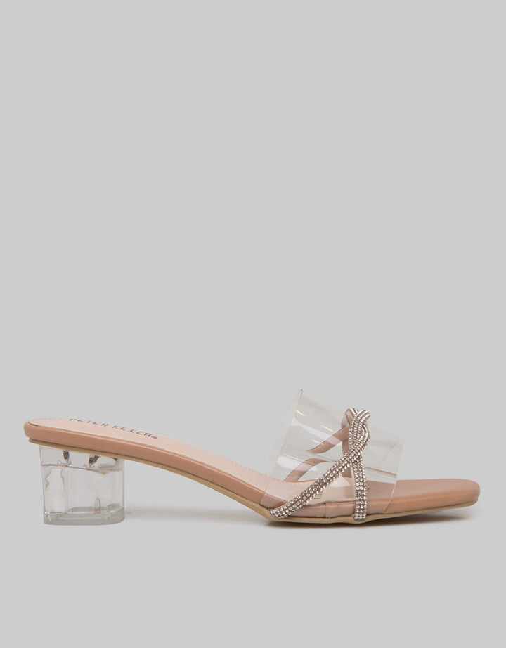 Peter Keiza Wave Studded Strap Heels