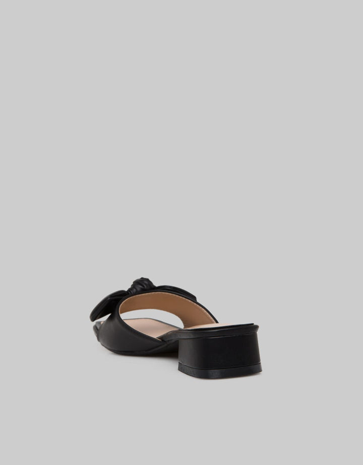 Peter Keiza Ribbon Low Chunky Heels