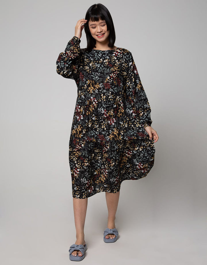 St. Yves Long Sleeve Maxi Dress Baby Breath