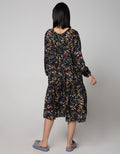 St. Yves Long Sleeve Maxi Dress Baby Breath