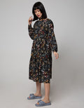 St. Yves Long Sleeve Maxi Dress Baby Breath