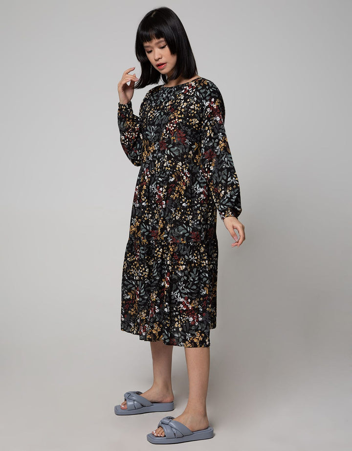 St. Yves Long Sleeve Maxi Dress Baby Breath