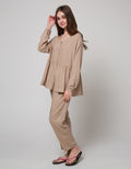 St. Yves Long Sleeve Pyjama Pants Plain Niaga